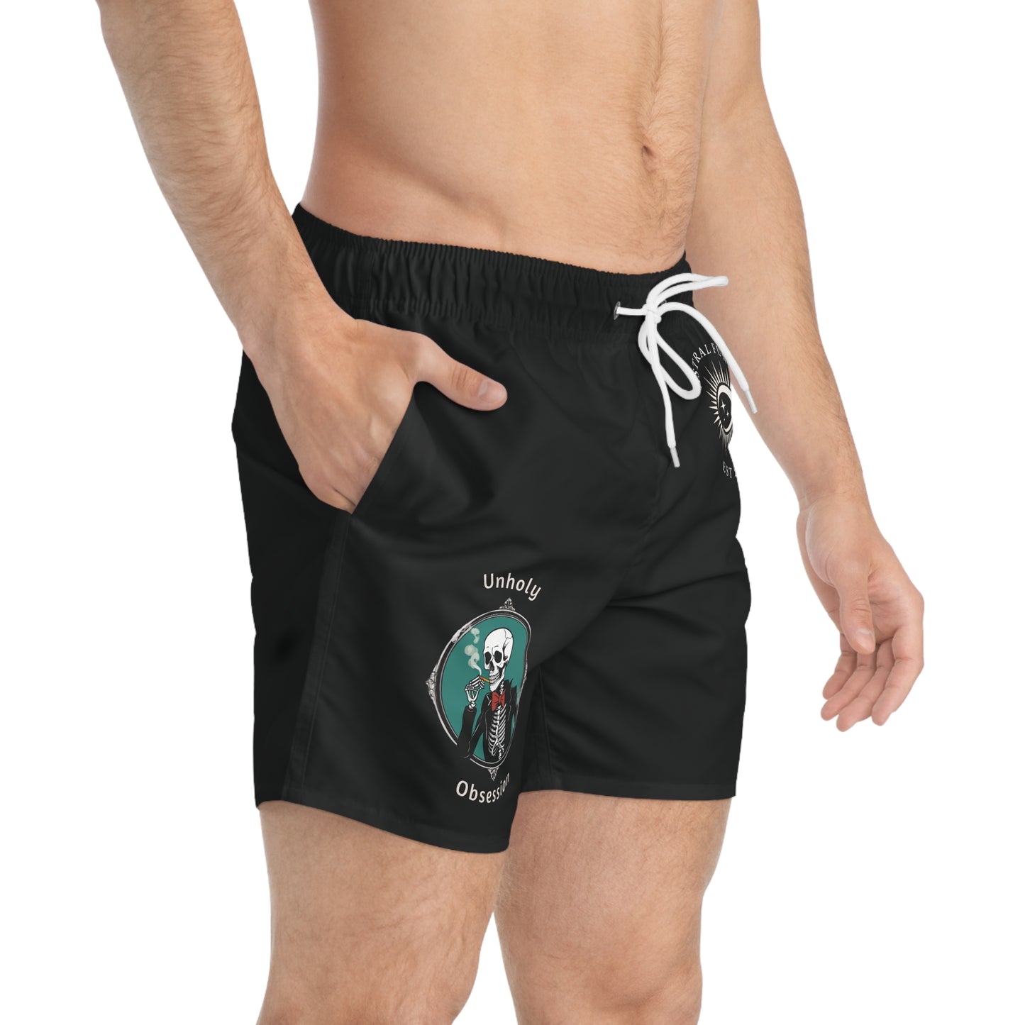 Lighting Up Swim Trunks